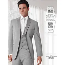 Мужские костюмы с брюками для свадьбы смокинг slim fit 3 шт костюм мужская одежда
