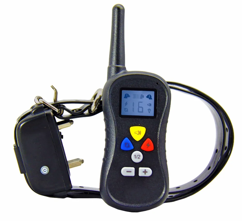 Waterproof Remote Dog Training Collar Vibration Shock and Tone with Backlight LCD for Large Medium Small Dogs | Дом и сад