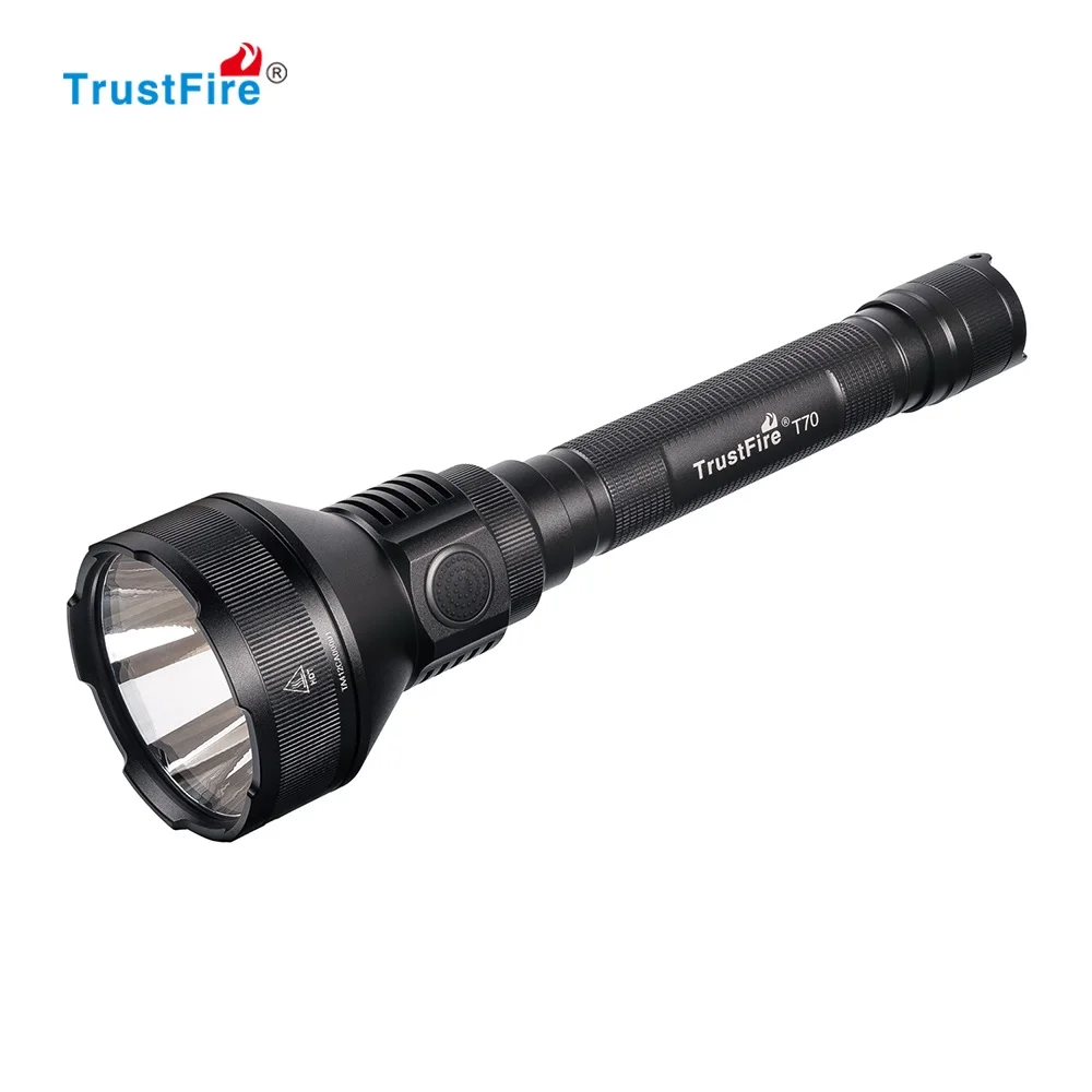 US $79.99 Original TrustFire T70 Tactical Flashlight Cree XHP35 2300LM 1000m Distance Rechargeable LED Flashlight for HuntingSelf Defense