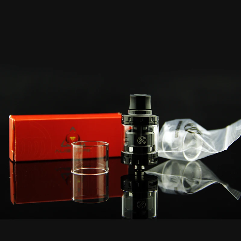 Augvape Merlin mini RTA Tank Atpmizer сменная стеклянная трубка Pyrex 24 мм Емкость бака 2 мл