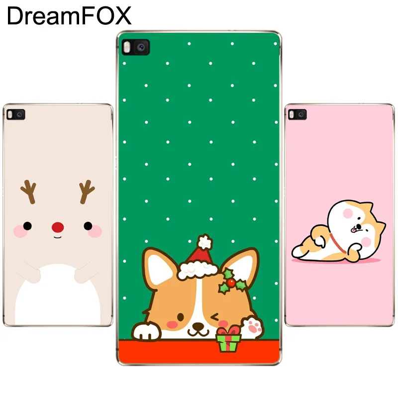 Мягкий силиконовый чехол DREAMFOX M317 Cut Corgi из ТПУ для huawei P8 P9 P10 Lite Plus 2017 Honor 8 Pro 9 6X |