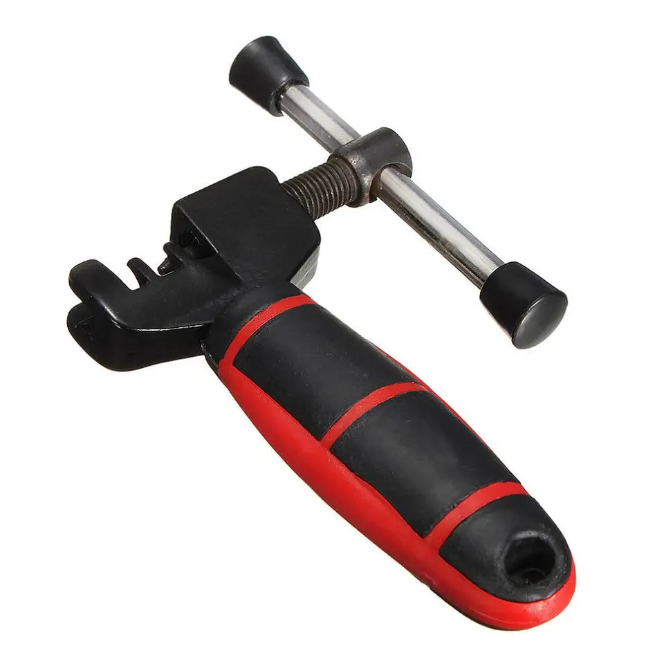 Steel Bike Chain Breaker Cutter Removal Tool Bicycle Chain with Red Handle