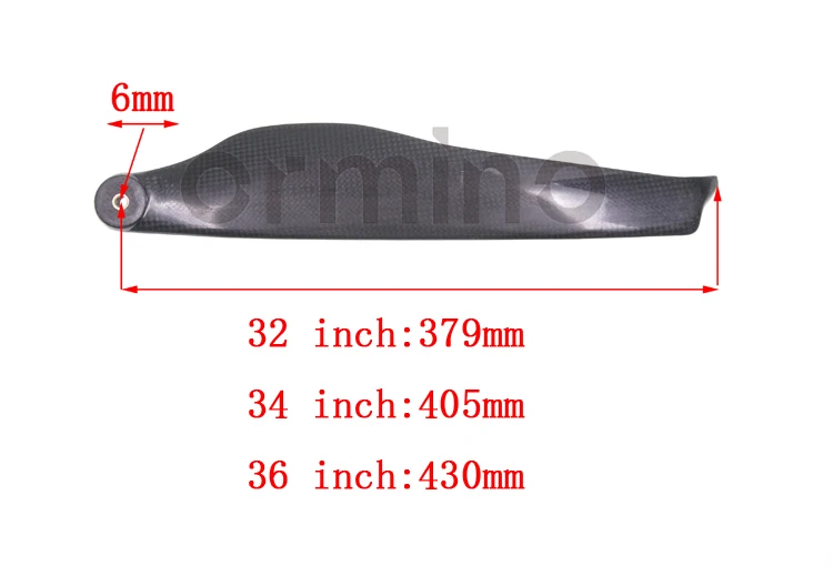 Ormino 32 дюймов складной пропеллер T Квадрокоптер Мотор Пропеллер из углеродного волокна 34 36 дюймов БПЛА складной Мультикоптер RC Drone Prop