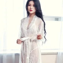 Женское кружевное нижнее белье с куклами, ночная рубашка, соблазнительная прозрачная марлевая Пижама для невесты на свадьбу