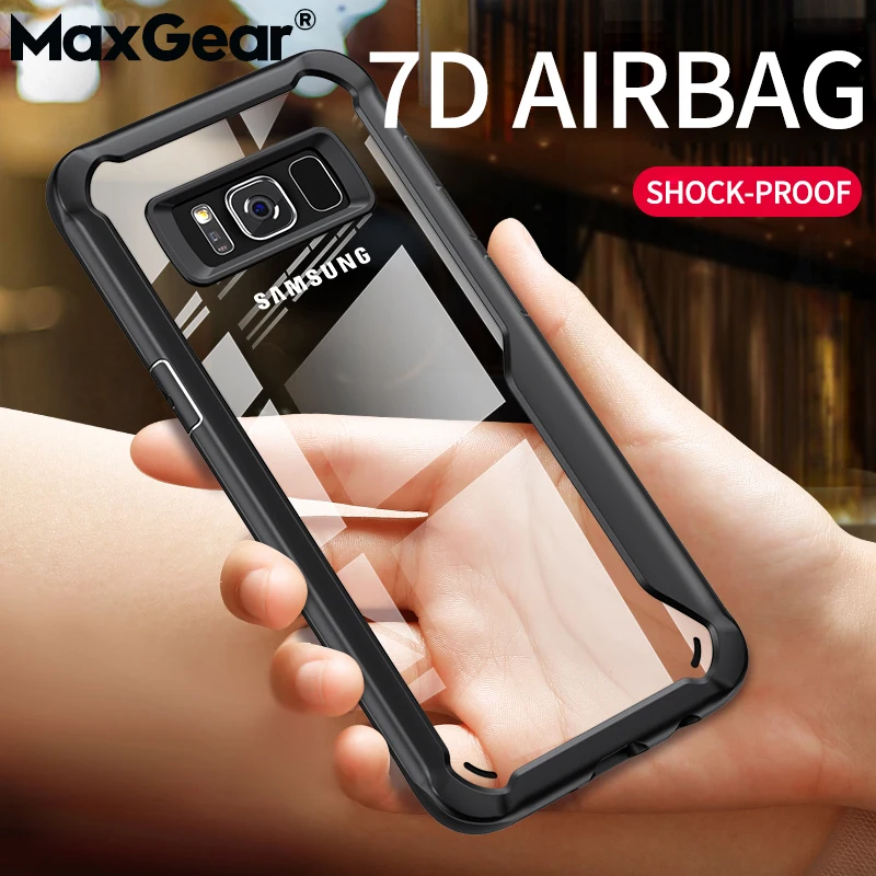 

Silicone Original Shockproof Case For Samsung Galaxy A5 A6 A7 A8 A9Plus 2018 Clear Acrylic Back Cover For M10 M20 M30 Phone Case
