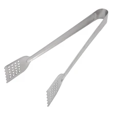 HOT SALE Home Bakery Metal Mesh Hole Flat Head Bread Salad Food Tong Clip