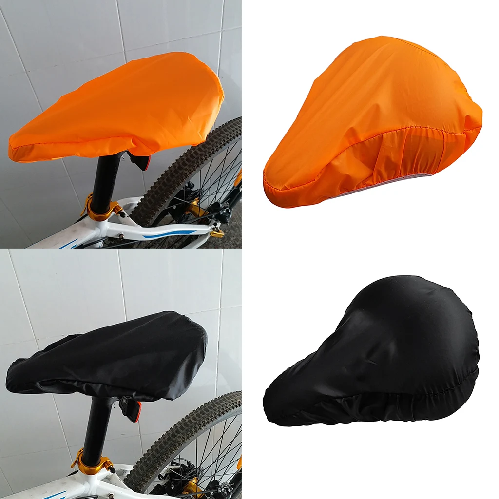 2Pcs Waterproof Bike Seat Cover - Bicycle Saddle Protective Rain Cover Dust Resistant Shield Accessories