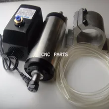 Фрезерные шпинделя ER16 1.5KW шпиндель водяного охлаждения+ водяной насос+ водопровод+ поддержка шпинделя