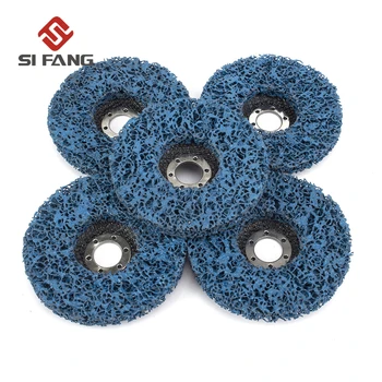 

1/2/5Pcs 5"/125mm Poly Strip Disc Grinding Wheel Rust Removal For Angle Grinder