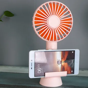

Portable Summer Mini Cooling USB Fan Handheld Rechargeable with Phone Holder Indoor Electric Equipment Drop Shipping