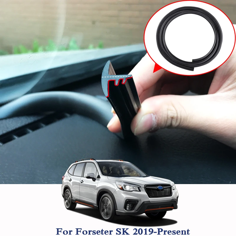 

For Subaru Forester SK Car Dashboard Seal Strip Waterproof Trim Sound Insulation Soundproof Weatherstrip auto rubber seal Strips