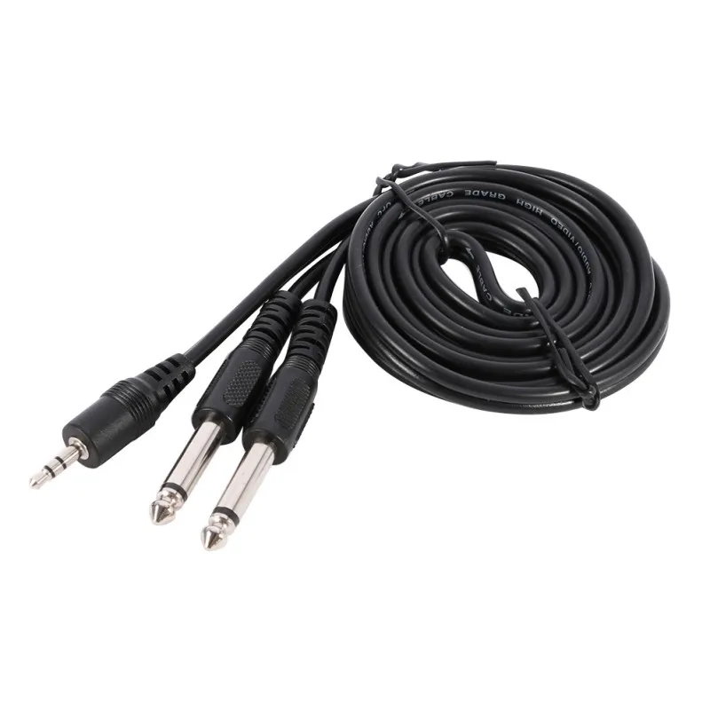 3 5 мм мини стерео разъем для 2x6 35 1/4 &quotмоно штекер кабель 150 см до 2 6 аудио