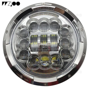

black/chrom 7 inch LED Headlight For Off Road 4x4 Motorcycles Electra Street Glide Fat Boy Heritage Softail Road King Headlights