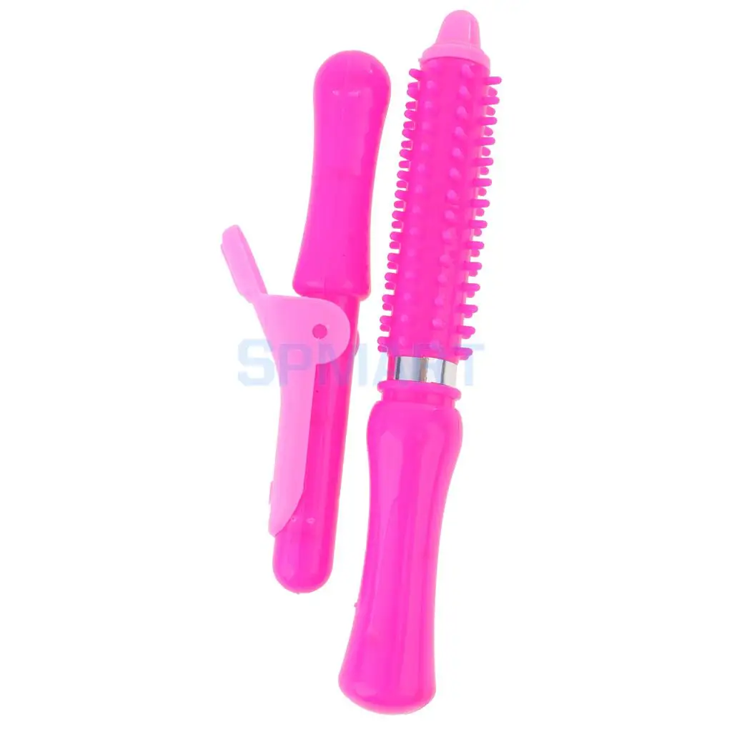 2Pieces Doll Hair Curler Hair Straightener Girls Pretend Play Toys Gifts for Dolls Make up