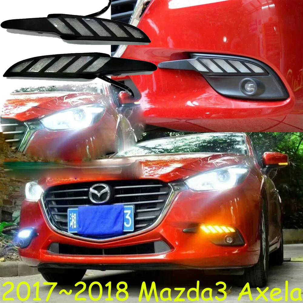 1 комплект 2017 ~ 2018y автомобильный бампер налобный фонарь для mazda3 Axela дневной свет