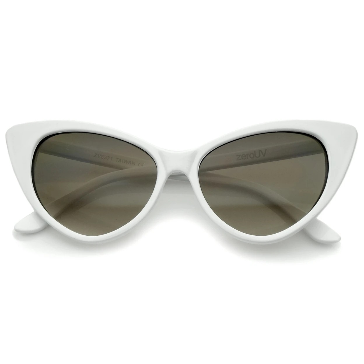 Women's Retro Oversized High Point Cat Eye Sunglasses 55mm (5)
