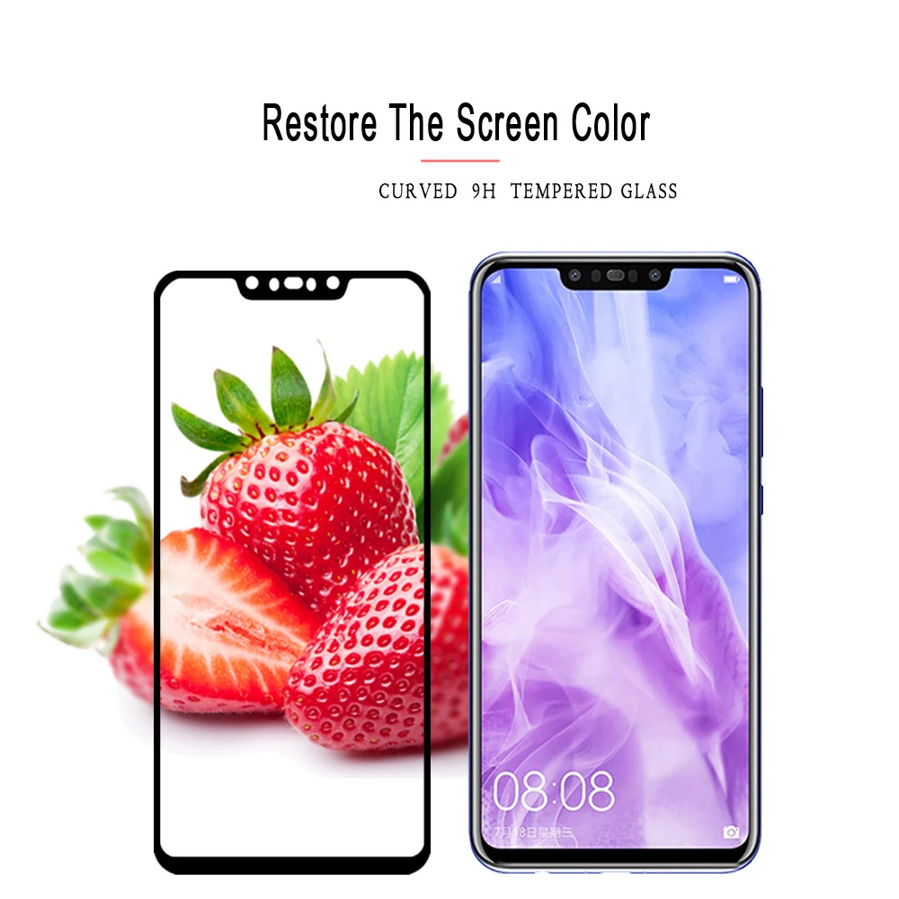 3D закаленное стекло для Huawei Nova 3i полного покрытия экрана Защитная пленка INE