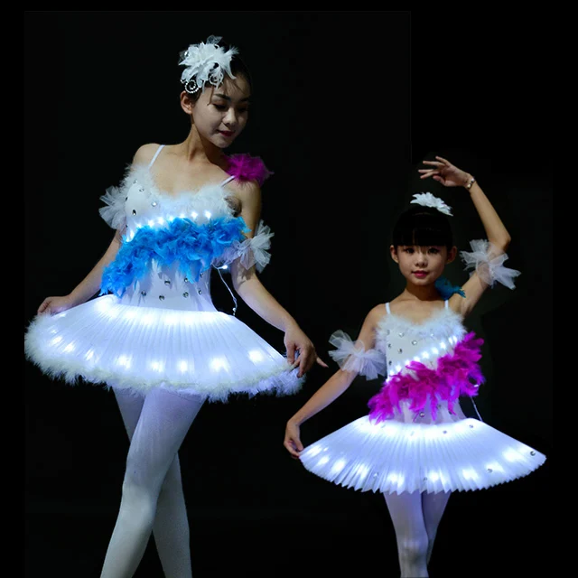 2017-new-luminous-ballet-costume-adult-female-LED-performance-dress-fluorescent-children-s-wear-performance