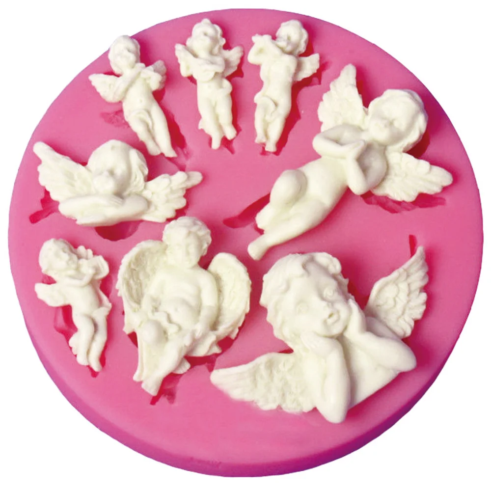 

1Pc Angel Baby Silicone Cake Mold Chocolate Fondant Molds DIY Candy Cupcake Mould Cake Decorating Tools Bakeware Tool