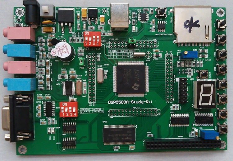 DSP5509S обучающая плата (TMS320VC5509A) отправляет файловую систему SD-карту/USB |