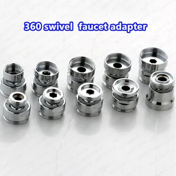 

360 Degree swivel faucet Adapter Adjustable Brass Faucet Adapter Male M24 Female Adaptor Size Kitchen swivel adapter