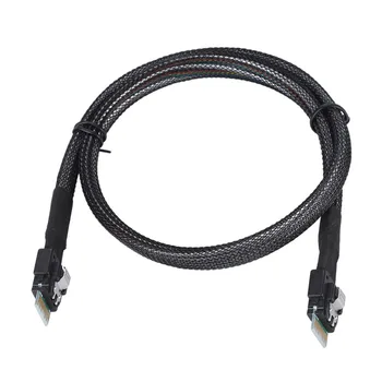 

CableDeconn MINI SAS 38P SFF-8654 to sff8654 Server Hard Drive HDD Data Transmission Cable 0.5M 1M