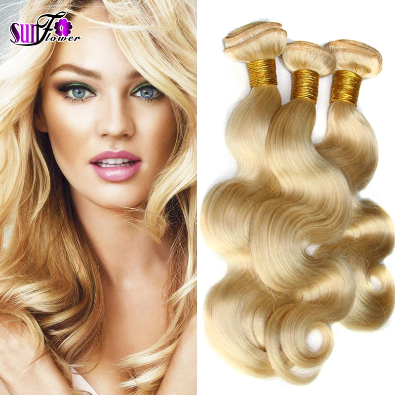 Blonde Russian Hair Body Wave 7A Unprocessed Virgin Russian Hair Weave