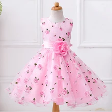 Платье для девочек, платье принцессы с цветочным рисунком на выпускной, платья фиолетового цвета для девочек, вечерние свадебные платья, платье подружки невесты, vestidos de festa infantil