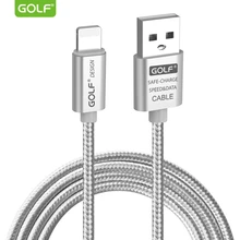 

Golf 3m Fast Charging USB Data Sync Cable For iPhone 8 7 6 6S Plus X XS Max XR 5S 5 5C SE Phone Charger Metal Braided USB Cable