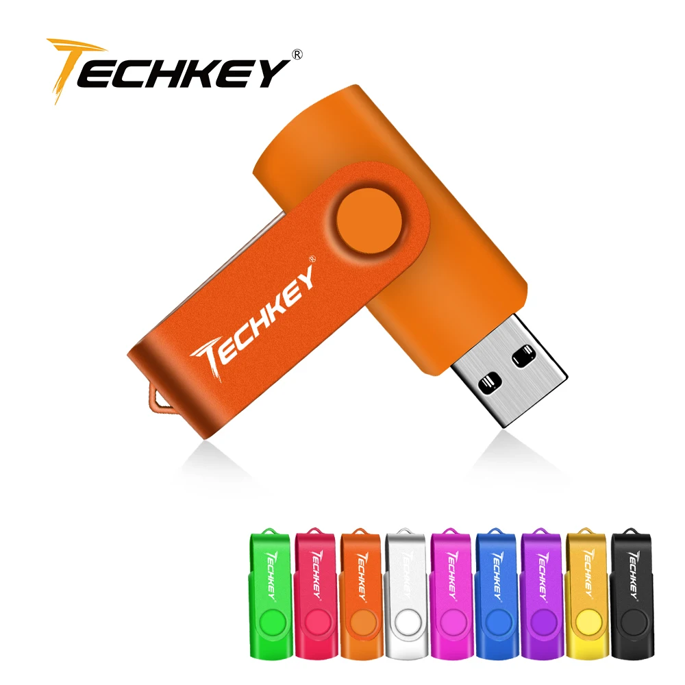USB флеш накопитель TECHKEY 128 ГБ 64 32 8 4 Гб|USB флэш-накопители| |