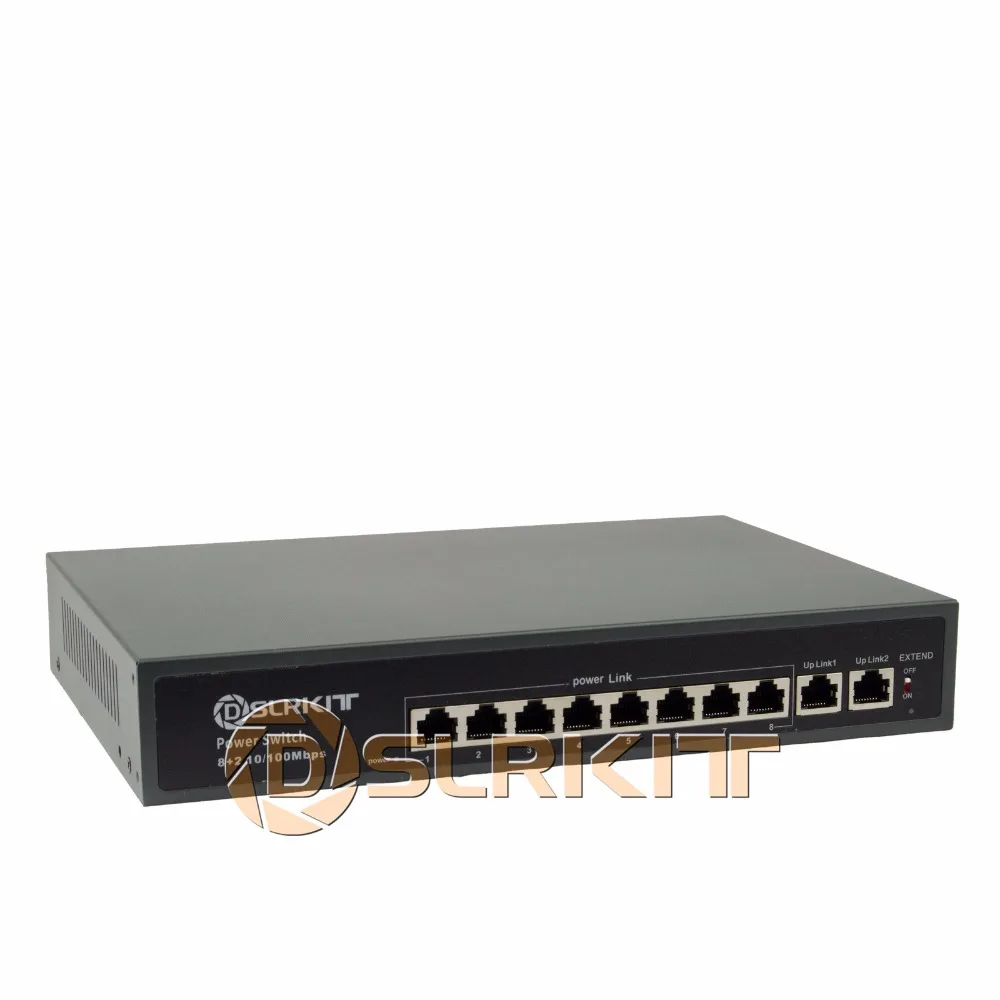 dslrkit-250m-10-ports-8-poe-switch-injector-power-over-ethernet-internal-power