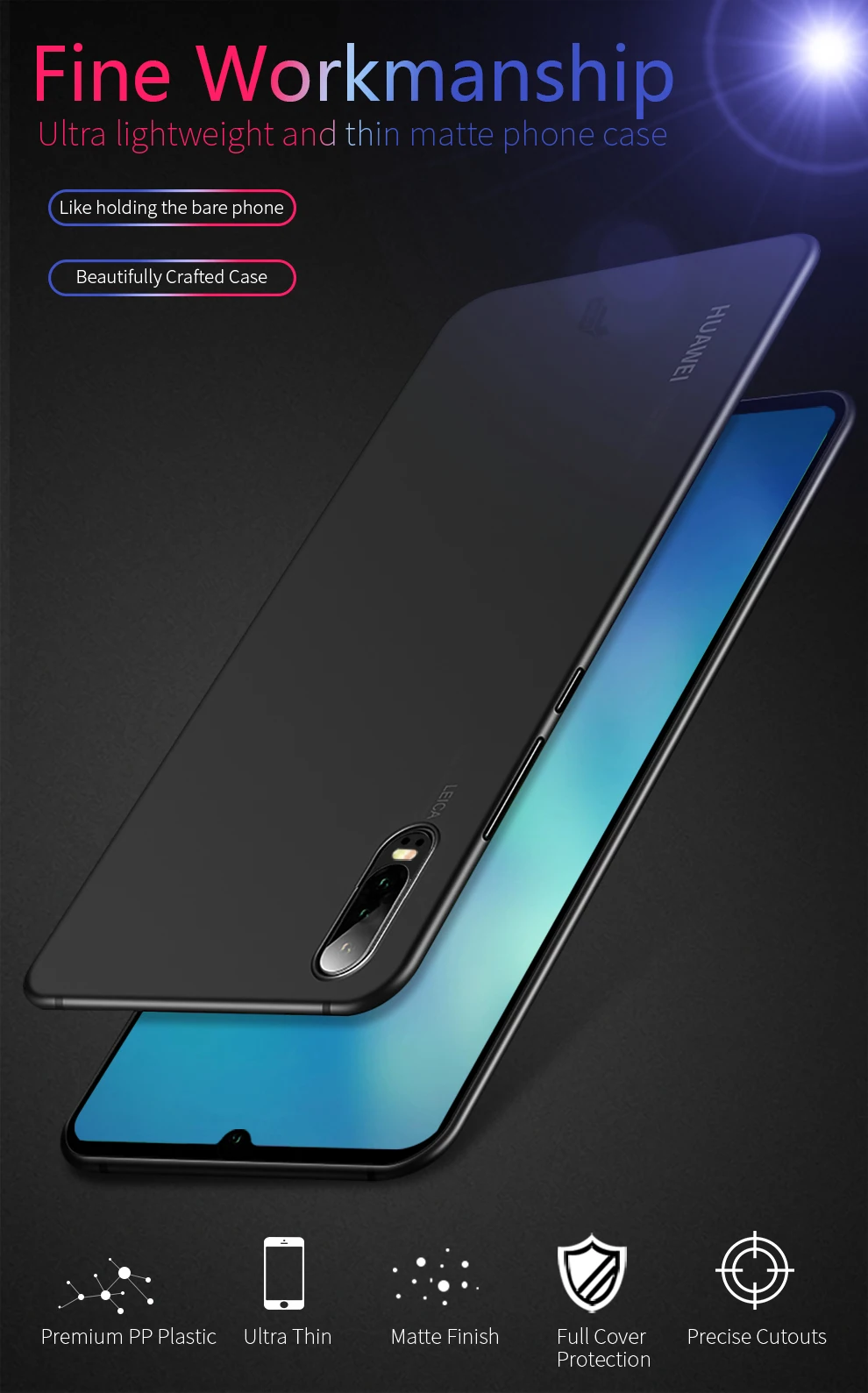 X-Level супер тонкий чехол s для huawei P30 Pro Чехол Жесткий PP защитный чехол для huawei P20 Pro P30 lite Capa прозрачный