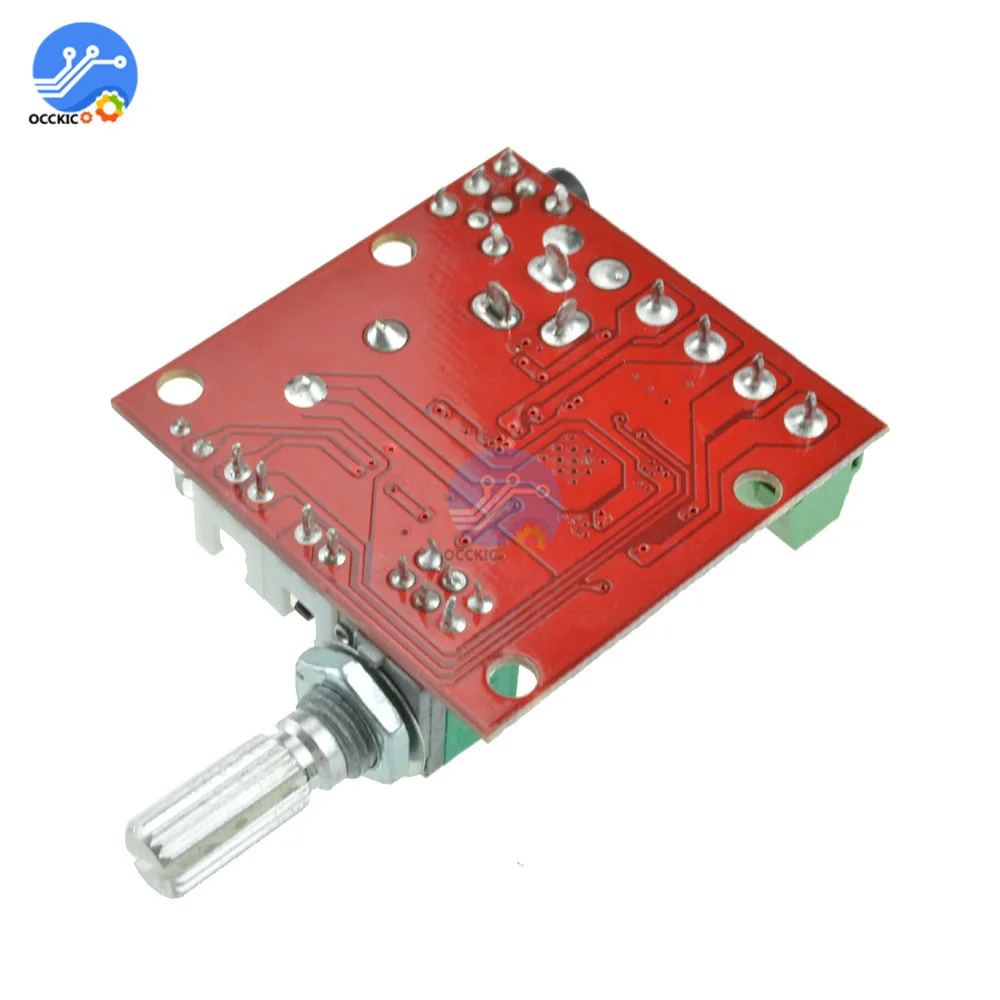 12 В Mini Hi Fi PAM8610 плата аудио стереоусилителя 2X10W двухканальная Плата усилителя