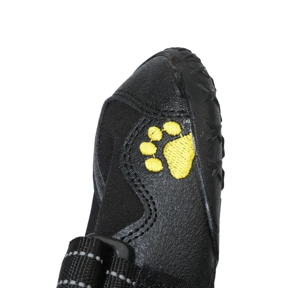 4 шт./компл. Светоотражающие Pet обувь уличная водонепроницаемая обувь носки под сапоги для больших собак износостойкая нескользящая обувь