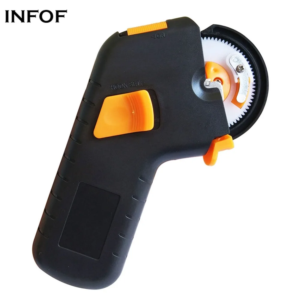

INFOF Automatic Fishing Tools Electric Fishing Hook Tier Tyer Protable Line Hook Tie Tool Automatic Tying Machine Carp Fishing