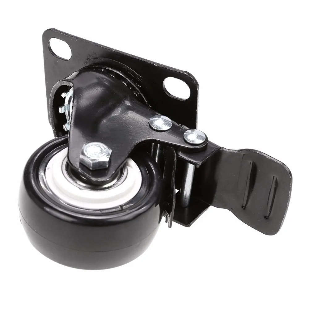 2 Inch Mute Wheel Office Chair Swivel Casters Universal Rolling Rollers Furniture Wheels Casters With Brake 17