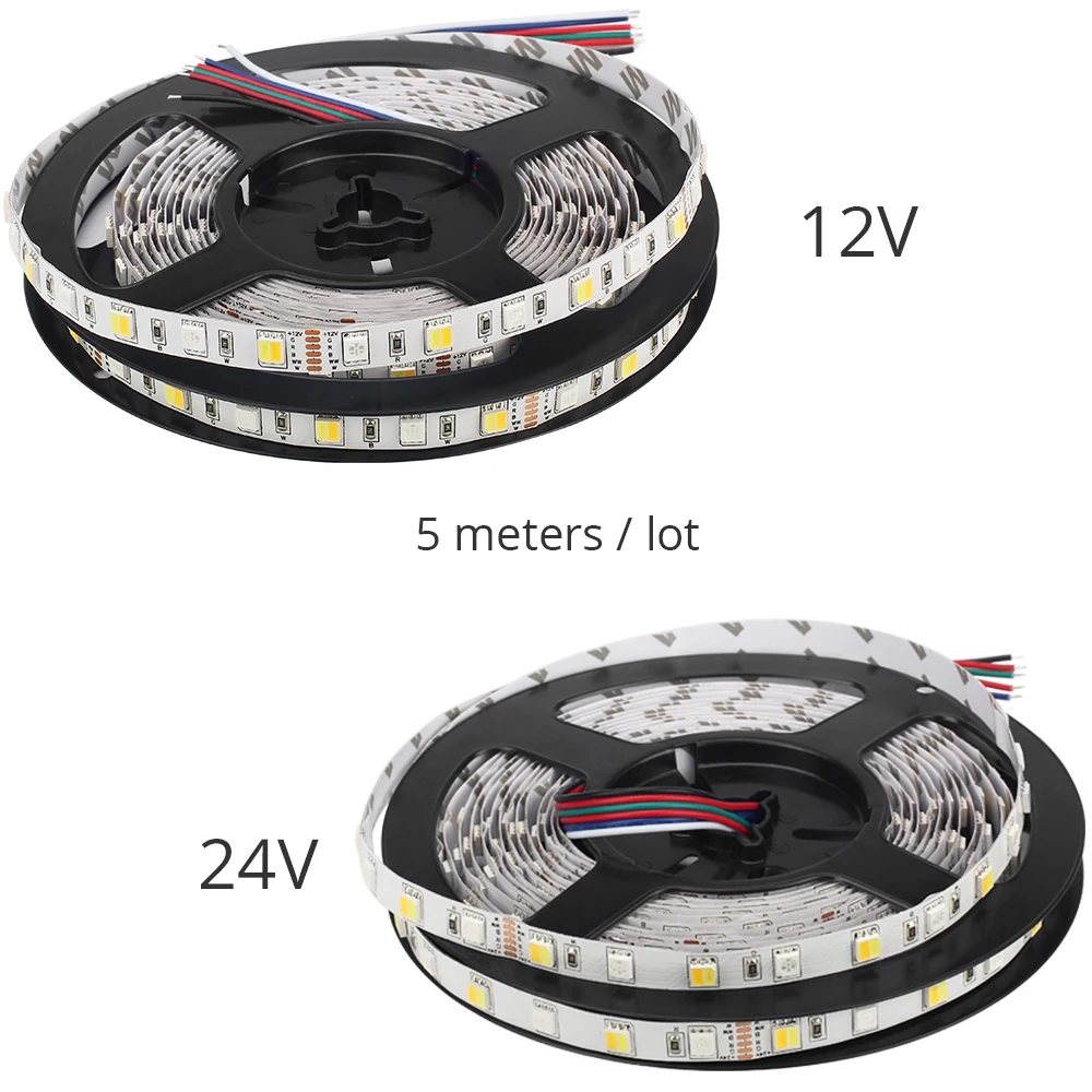 5 м Светодиодная лента RGB CCT 5050 SMD не Водонепроницаемая светодиодная полоса