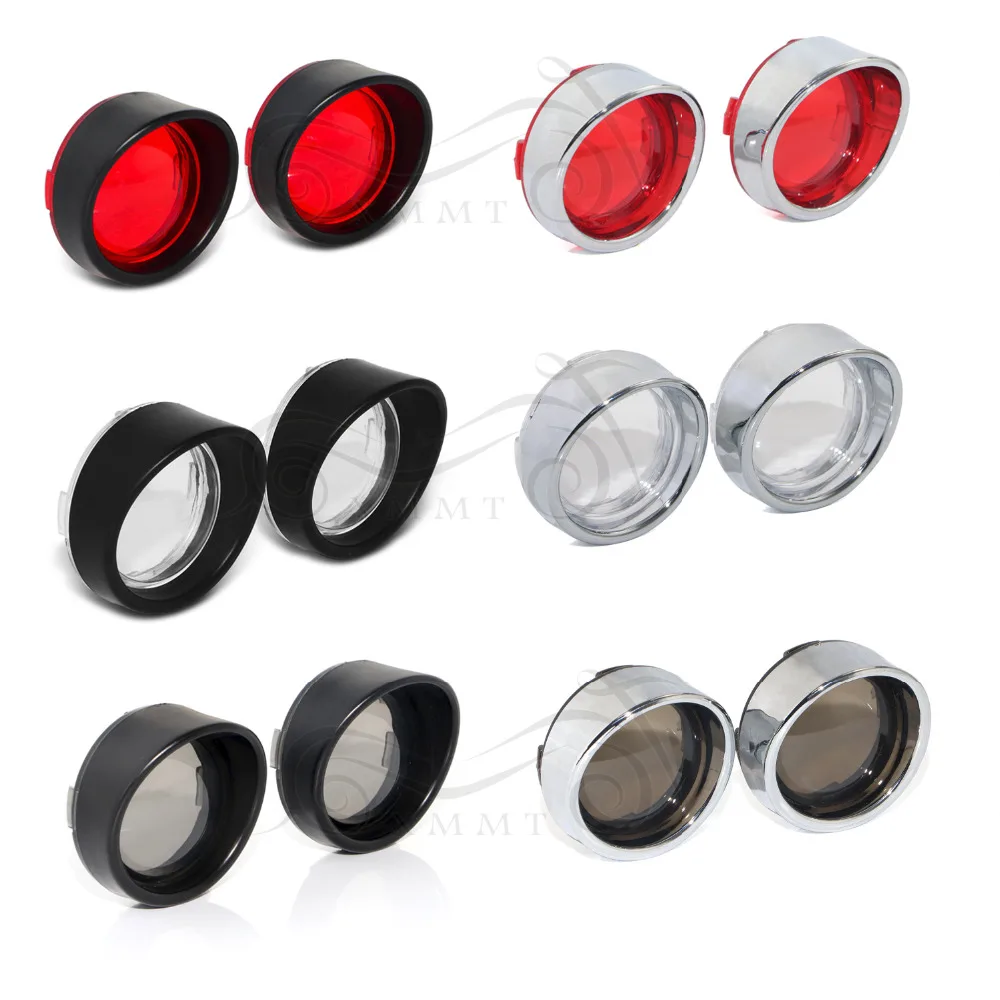 

Motorcycle Turn Signal Light Blinker Bezels Indicator Lens Trim Ring Visor Cover For Harley Touring Sportster Softail Dnya