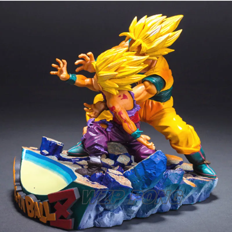 Super Saiyan Kakarotto Гохан боевые повреждения фигурка героя модель игрушки в боевом