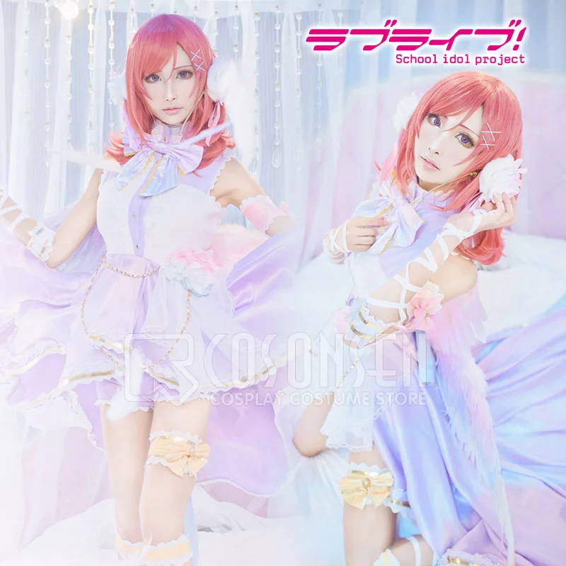 COSPLAYONSEN Love Live! Белое платье для пробуждения ко Дню Святого Валентина косплей