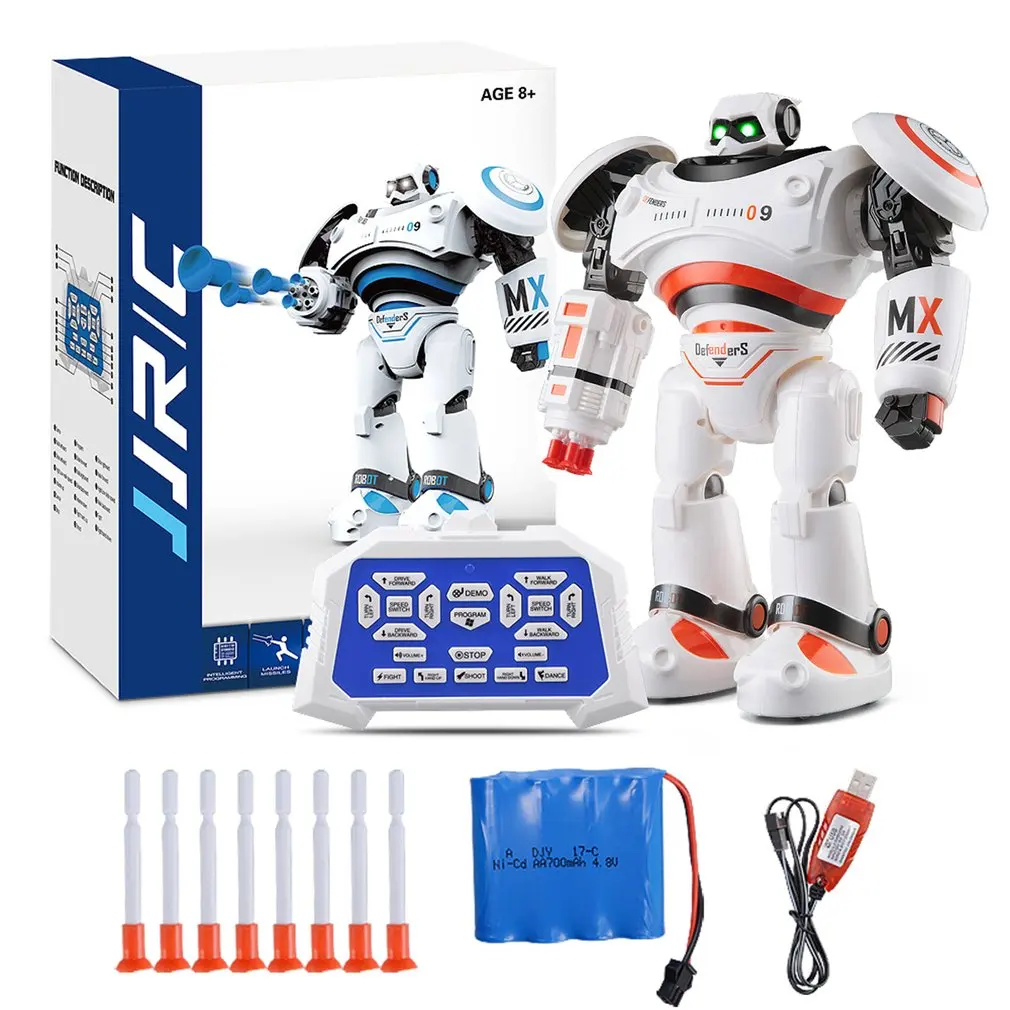 

R1 Intelligent RC Robot Programmable Walking Dancing Combat Defenders Armor Battle Robot Remote Control Toys For Child Gifts