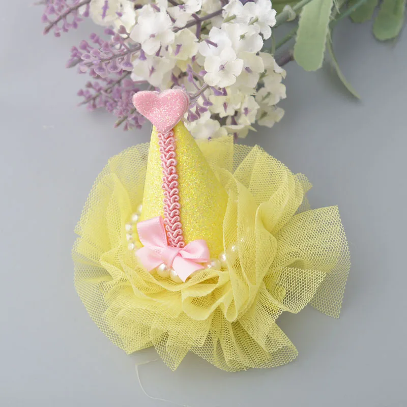 Yellow YYXUAN модная одежда для девочек одноцветное Заколки для волос высокое качество заколки для волос аксессуары по уходу Нежный лук шляпа шпильки Головные уборы - Цвет: Yellow