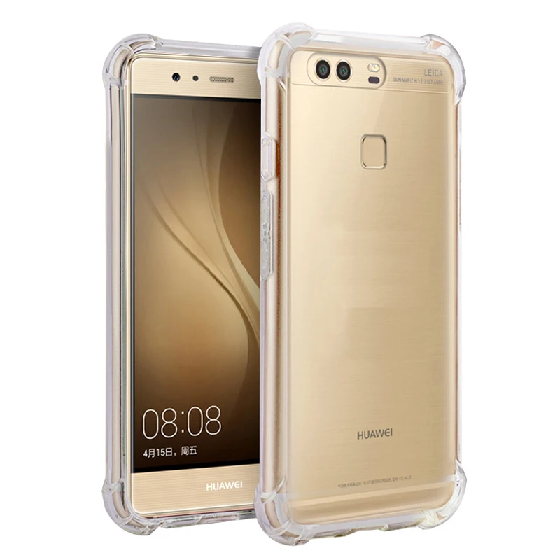 Jamular Airbag противоударный Прозрачный чехол для телефона Huawei P10 силиконовый