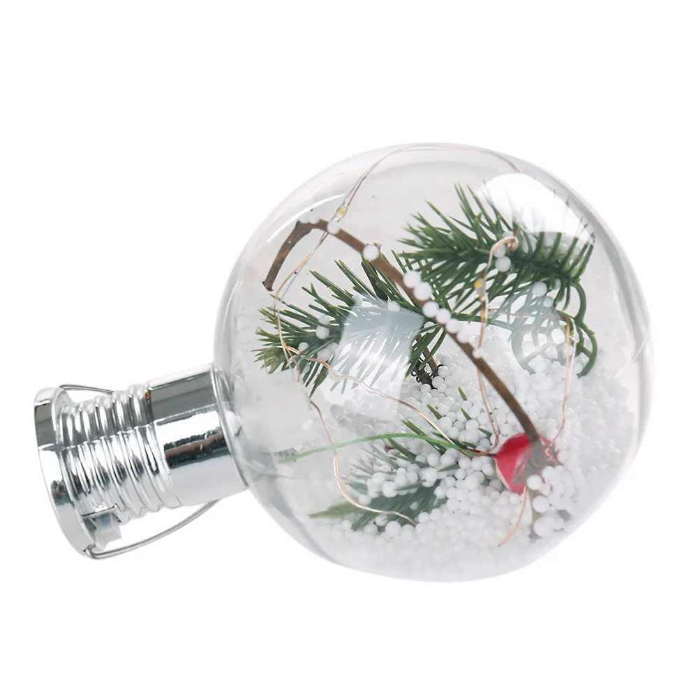 Solar Powered Christmas Copper Wire Suspension Bottle Decoration Light Outdoor Sun Copper Wire Spherical Bulb Suspension Lamp