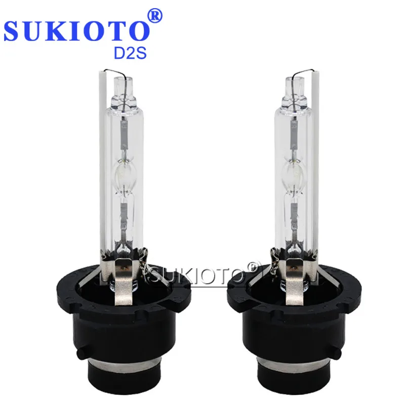 Ксеноновая лампа SUKIOTO 55 Вт Xenon D2S 3000K желтая D4S ксеноновая 4300K 5000K 6000K D3S D1S 55W Hid лампы