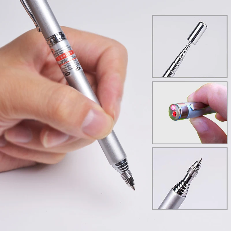 Pointer Pen Electronic 14.8cm Laser Multifunctional Office Notebook Students EBook Reader PC Portable Extensible Lamp Stylus