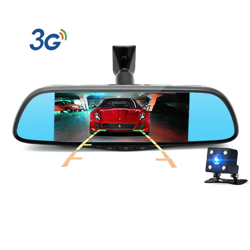 Зеркало Android 5 0 7 дюймов с gps навигации Автомобильные видеорегистраторы