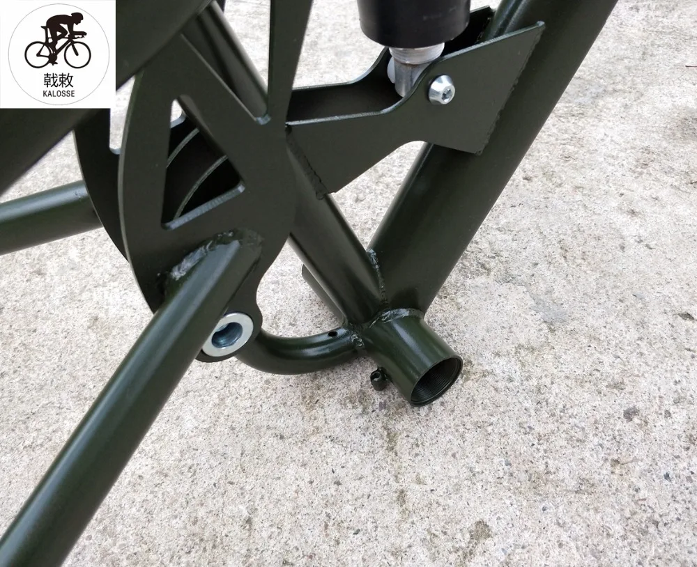 Best Kalosse DIY colors 26*4.8 tires  mountain bike frame  190mm rear hubs    fat  bike frame   BB 120 mm   snow  bike frame 8