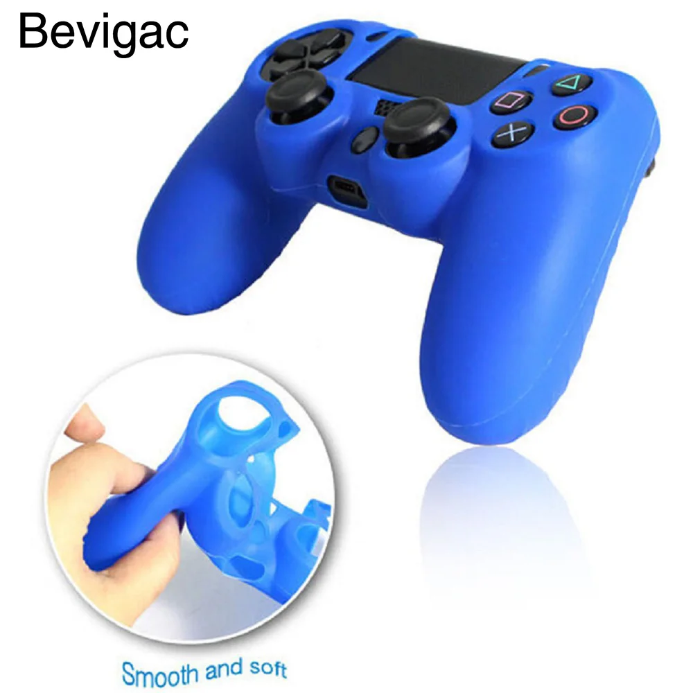 

Bevigac Gamepad Case Cover Skin for Sony PS4 Playstation 4 Play Station PS 4 Dualshock 4 Controller Joystick Console Controle