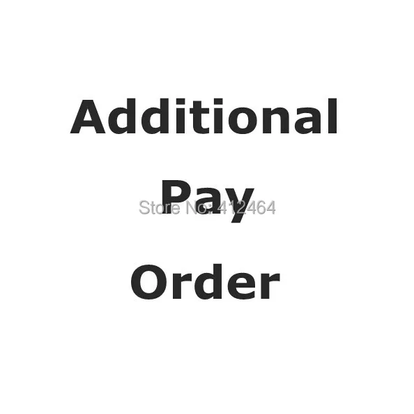 

Additional Pay Order for custom sticker